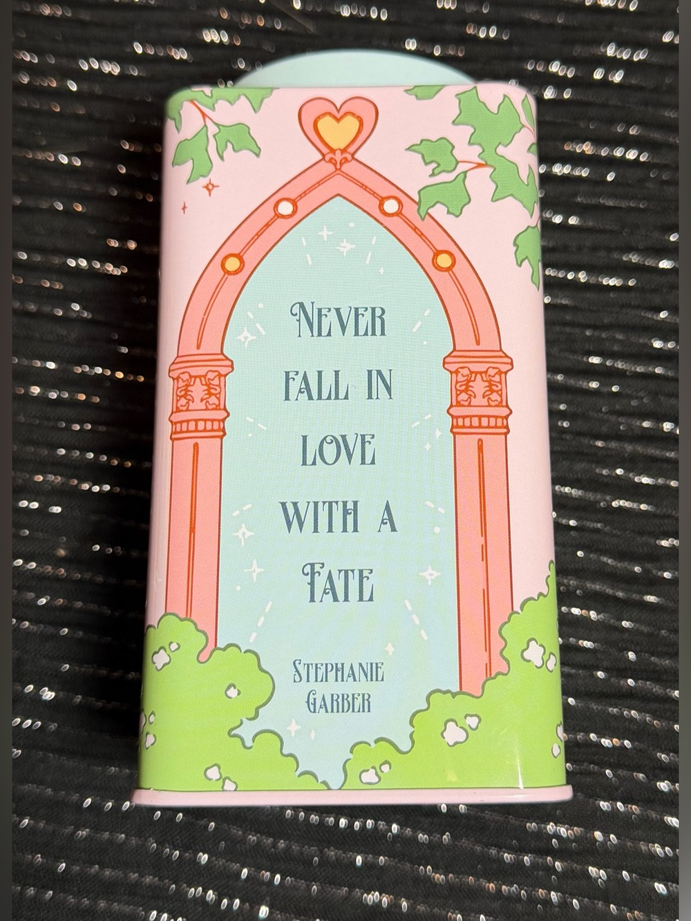 Fairyloot Never Fall Love With A Fate Metal Tea Tin New Once Upon A Broken Heart